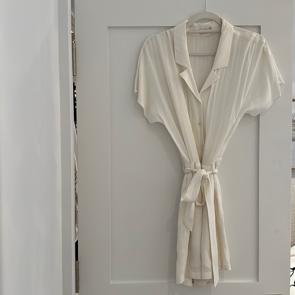 Wilfred Free White Collared Romper